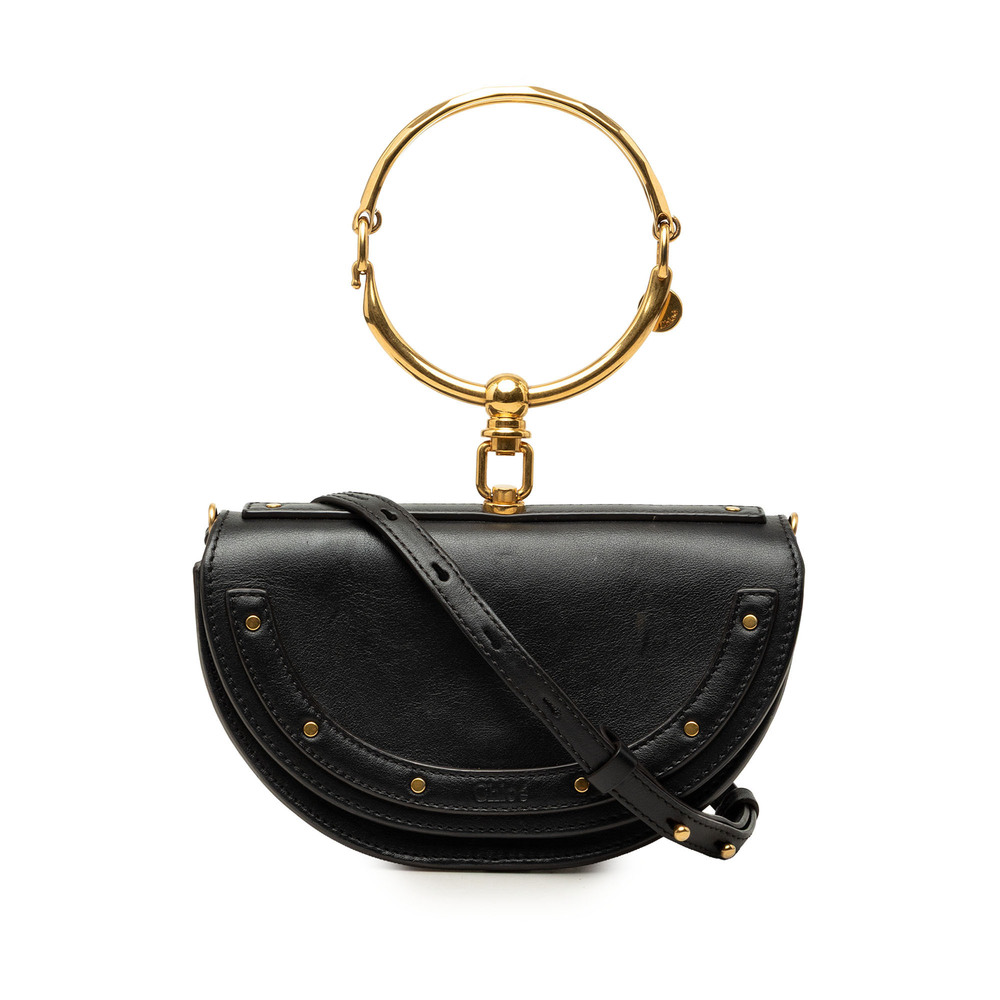 Pre-Loved Chloé Mini Calfskin Nile Bracelet Satchel